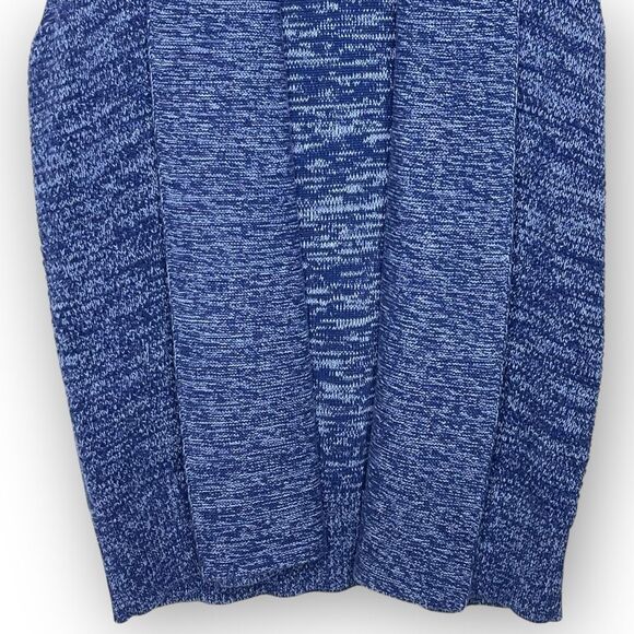 GAP Gap For Good Indigo Blue Sleeveless Knit Cardigan Vest Draped Women Size XXL - Picture 4 of 11